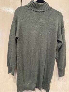 bp Olive Green Turtleneck Sweater